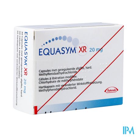 Equasym Xr 20mg Caps Gereguleerde Afgifte 30