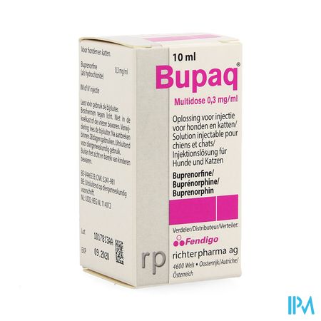 Bupaq 0,3mg/ml Multidosis Sol Inj 10ml