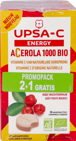 Upsa C Energy Acerola 1000mg Comp Croq30x3 2+1prom 1
