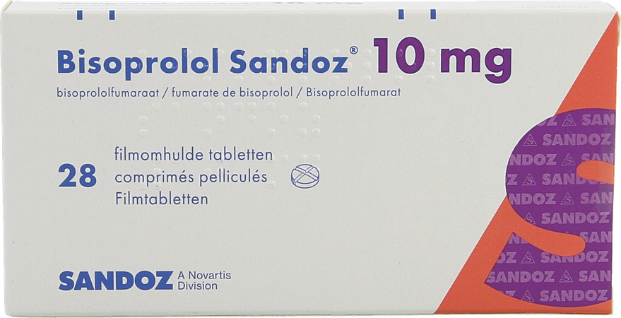 Bisoprolol Sandoz 10mg Tabl 28 X 10mg 5