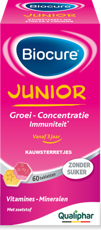 Biocure Junior Kauwsterretjes 60 St tabletten 2