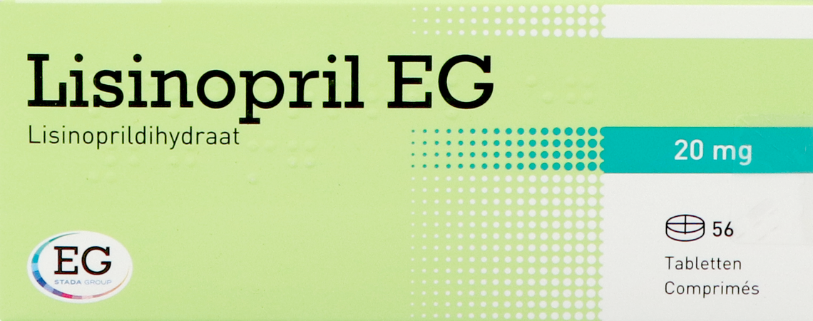 Lisinopril EG          Tabl 56X20Mg 1