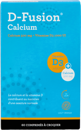 D-fusion Calcium 500/1000 Kauwtabl 60 2