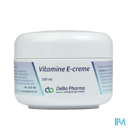 Vitamine E Creme Nf 100ml Deba 1