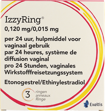 Izzyring 0,120mg/0,015mg 24u Vaginale Ring 3 1
