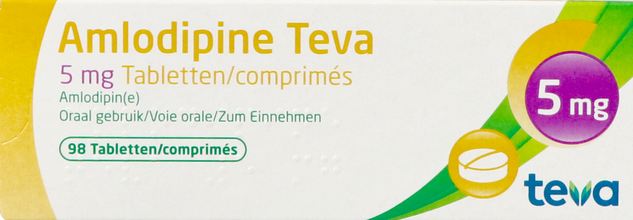 Amlodipine Teva 5mg Tabl Blister 98 2