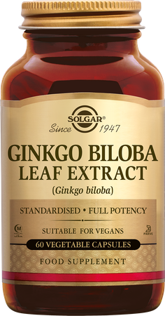 Solgar Ginkgo Biloba Leaf Extract V-caps 60 1