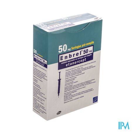 Enbrel 50mg Opl Inj Voorgevulde Spuit 4 X 1ml