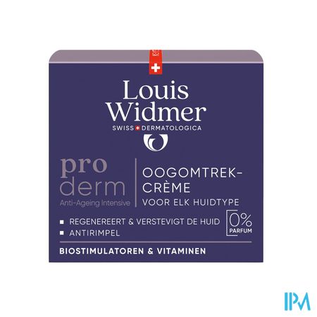 Widmer Proderm Oogomtrekcrème Zonder Parfum 30ml