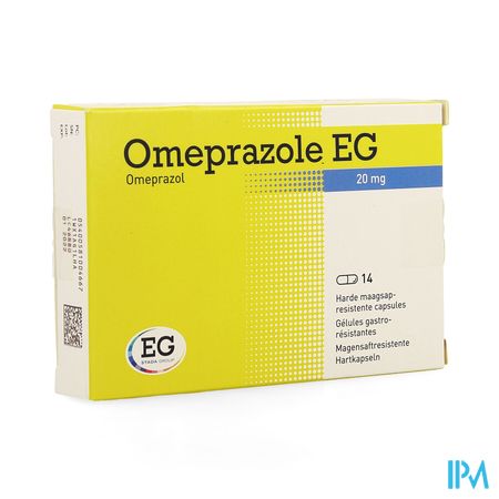 Omeprazole EG 20Mg Caps Gastro Resist Blis 14X20Mg