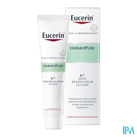 Eucerin Dermopure K10 Soin Renovateur Cutane 40ml