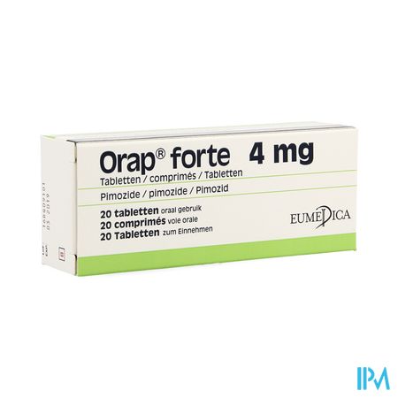 Orap Forte Comp 20 X 4mg