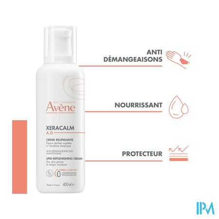 Avene Xeracalm Ad Creme Relipiderend 400ml 8