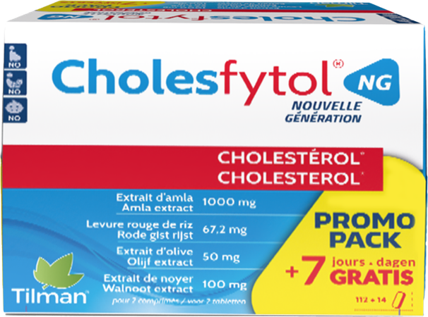 Cholesfytol Ng Comp 112 + 14 Comp Promo Pack 3
