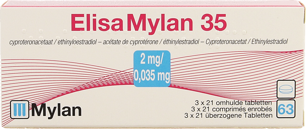 Elisaviatris 35 2mg/0,035mg Tabl 3x21 2