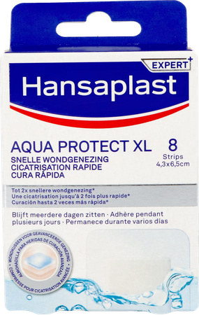 Hansaplast Aqua Protect Xl Snelle Wondg. Strips 8 3