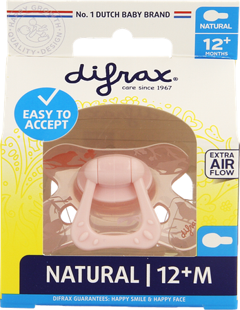 Difrax Fopspeen Natural 12m+ Girl 7