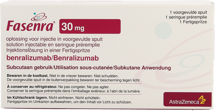 Fasenra 30mg Sol Inj Seringue Preremplie 1ml 1