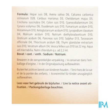 Hepar Compositum Opl Inj Amp 10x2,2ml 3
