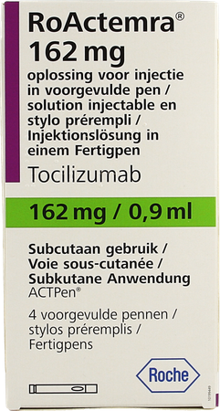 Roactemra 162mg 180mg/ml Opl Inj Voorgev.pen 4 1