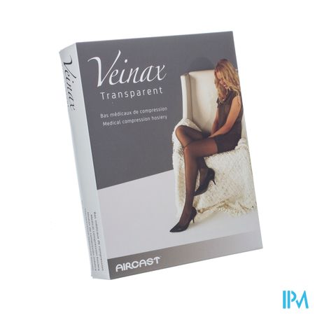 Veinax Collant Transparent 2 Long Noir Taille 3