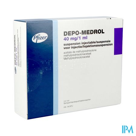 Depo-medrol Ser Inj 3 X 40mg/1ml