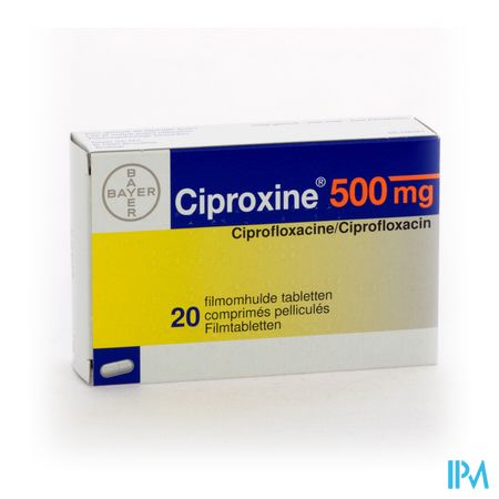 Ciproxine 500 Comp 20 X 500mg