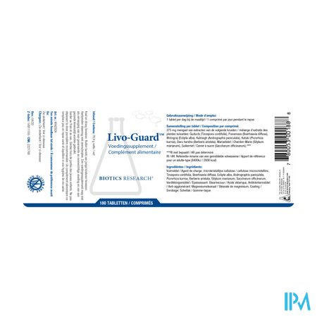 Livoguard Biotics Comp 180 2