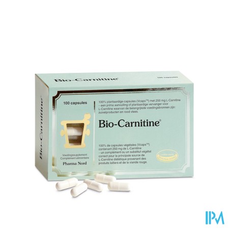 Bio-carnitine 250mg V-caps 100