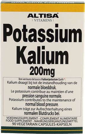 Altisa Kalium-potassium (citrat) 200mg V-caps 90 1