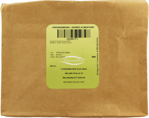 Melisse Feuille Coupee 250g Fag 2