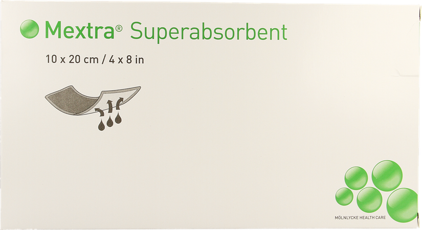 Mextra Superabsorbent Nf 10,0x20,0cm 10 610720 1