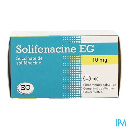 Solifenacine EG 10Mg Filmomh Tabl 100 Pvc/Alu 1
