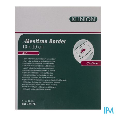 l-mesitran Compresse Border 10x10cm 5 3