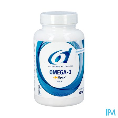 6d Sixd Omega 3 Softgels 90