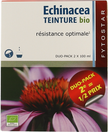 Fytostar Echinacea Teiture Bio Duo 2x100ml 2e -50% 1