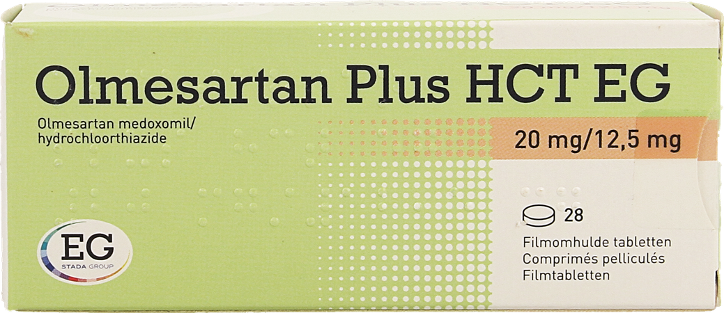 Olmesartan Plus Hct EG 20Mg/12,5Mg Filmomh Tabl 28 1