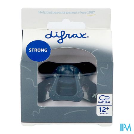 Difrax Fopspeen Natural 12m+ Uni Blackberry 1