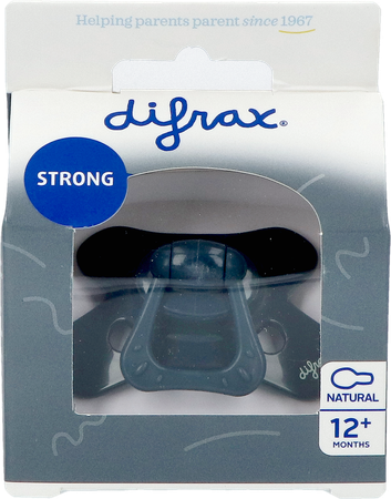 Difrax Fopspeen Natural 12m+ Uni Blackberry 1