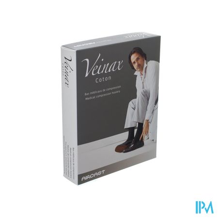 Veinax Chausset. Homme Coton 2 Long Noir Taille 5 1
