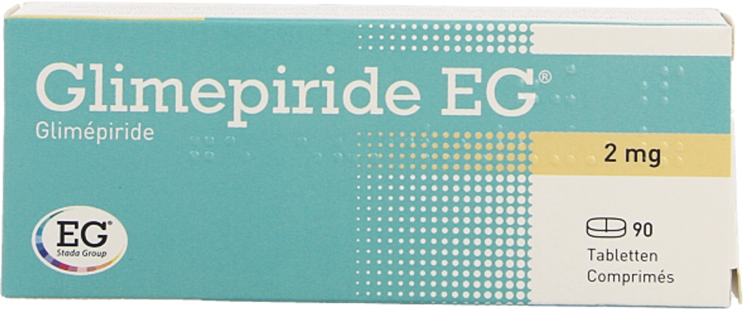 Glimepiride EG 2Mg Tabl 90 1