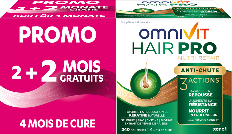 Omnivit Hair Pro Nutri Repair Comp 120+120 Promo 7