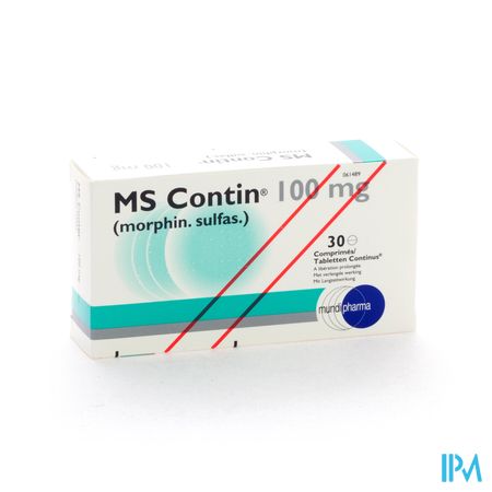 Ms Contin Comp 30x100mg 1