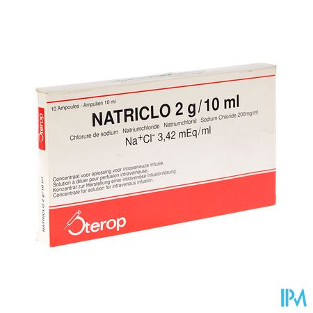 Natriclo Amp Inj 10 X 2g/10ml