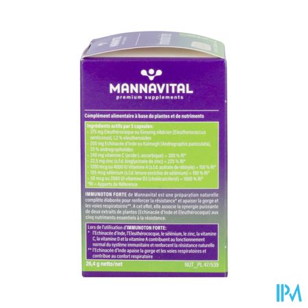 Mannavital Immunoton Forte V-caps 60 1