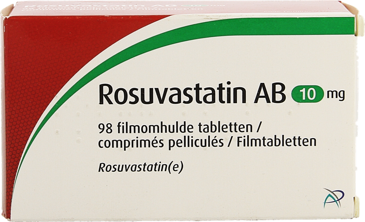 Rosuvastatin Ab 10mg Filmomh Tabl 98 X 10mg 1