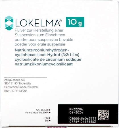 Lokelma 10g Pdr Voor Orale Suspensie Zakje 30 1
