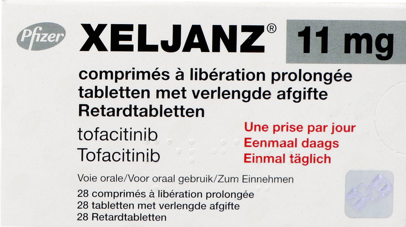 Xeljanz 11mg Verl.afgifte Tabl 28 X 11mg Blister 1