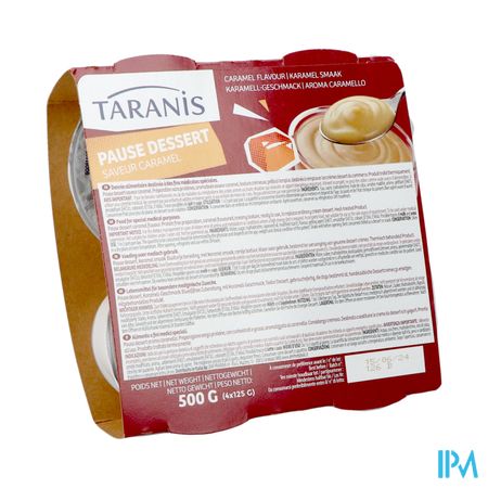 Taranis Pause Dessert Karamel Smaak 4x125g