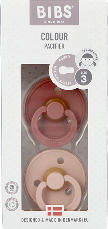 Bibs 3 Fopspeen Duo Woodchuck Blush 1